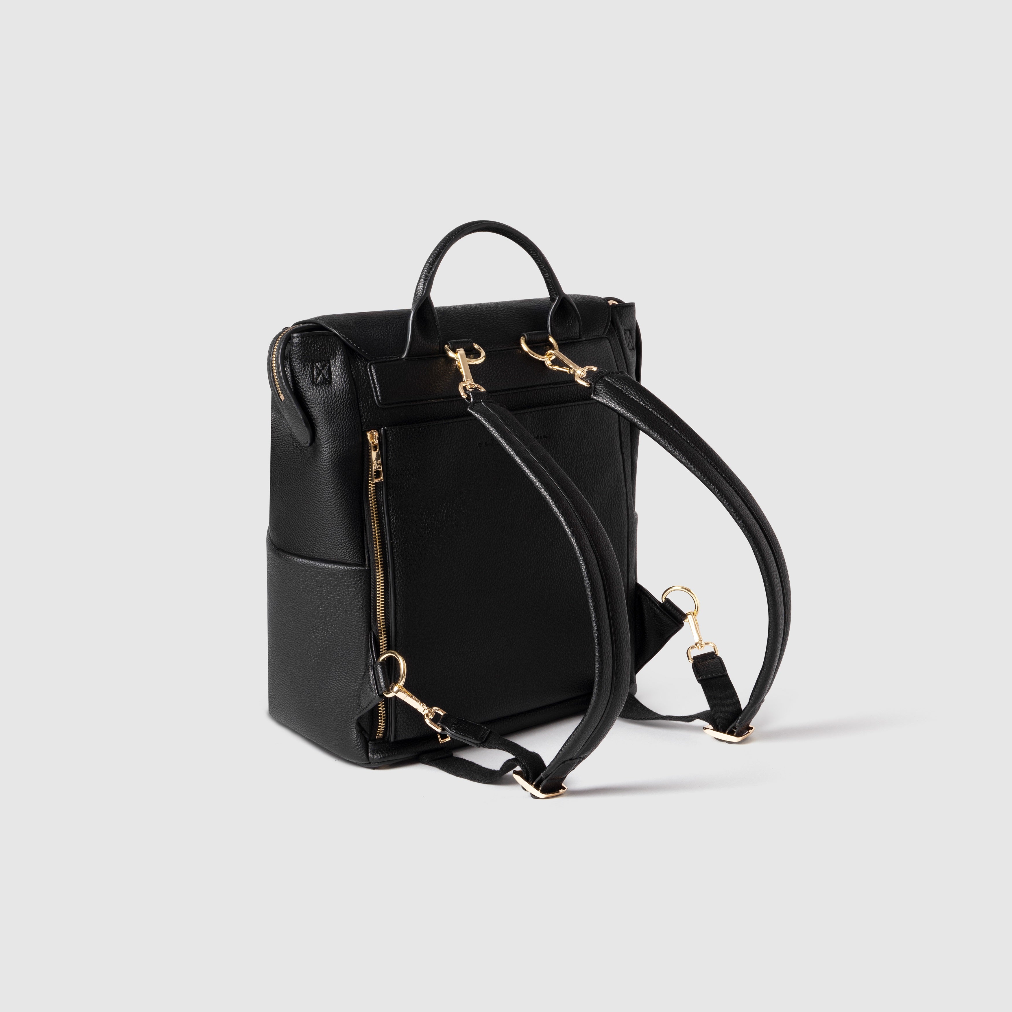 #color_black with gold hardware